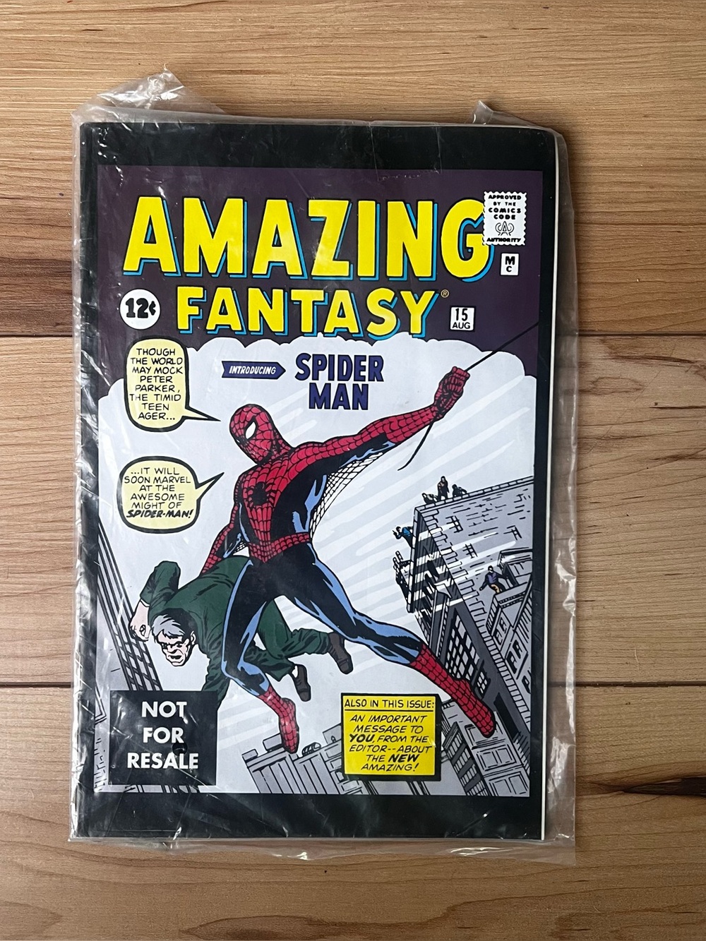 NEW Amazing Fantasy #15 Introducing Spiderman Marvel Legends Reprint MCU ToyBiz